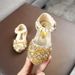 2024 spring and summer new girls' leather shoes single-layer shoes baby princess shoes Children's casual shoes performance shoes Pearl dance shoes_viptrois.com