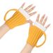 3D Beer Cup Wool Gloves - Fun & Warm Half-Finger Knitted Gloves For Men & Women (Color Matching, Autumn & Winter Essential)_viptrois.com