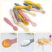 3PCS Silicone Spoon Fork For Baby Utensils Set Feeding Food Toddler Learn To Eat Training Soft Fork Cutlery Children's Tableware_viptrois.com