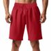 Premium Products New Summer Men's Skin Friendly, Breathable Drawstring, Loose Squat, Jogging, Casual Five Quarter Shorts_viptrois.com
