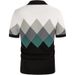 Men's Summer New Short Sleeved Diamond Grid Jacquard Knitted Sweater Business Polo Shirt Men_viptrois.com