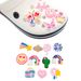 Cute Little Fresh Light Pink Shoes Flower Decoration Buckle Soft Glue DIY Shoe Accessories_viptrois.com