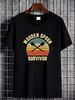 Funny Wooden Spoon Survivor Retro Adult Novelty Sarca Unisex T-Shirt Breathable Graphic Homme Designer Clothes Fashion Soft Summer Versatile_viptrois.com