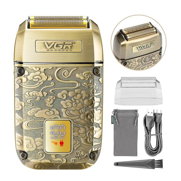 VGR Foil Shaver Beard Face Cordless Electric Razor Shaving Machine Bald Head_viptrois.com