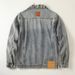 Men's Clothing Autumn And Winter Casual Jackets Retro Tops Zipper Denim Jacket_viptrois.com