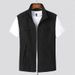 Tactical Utility Vest For Men – Multi-Pocket Workwear Jacket With Stand Collar & Zippered Storage (M-5XL, Black/Khaki/Army Green/Navy)_viptrois.com