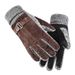 Baishi Tiancheng Men's Pigskin Gloves Touch Screen Winter Outdoor Cycling Plus Velvet Thickened Warm Motorcycle Gloves Women_viptrois.com