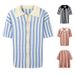 Hollow Knit Lazy Cross-Border 2025 New Gentle Style Loose Slimming Outerwear Sweater Men's Cardigan_viptrois.com