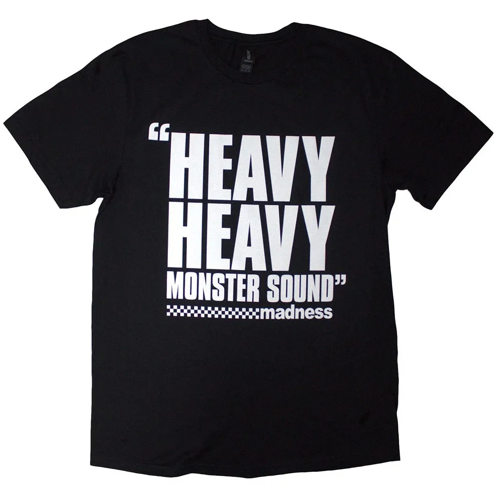 Madness Unisex T-Shirt Mens Womens Tees Top: Heavy Heavy (Black) (Large)_viptrois.com