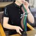 High Quality Men's Collar Polo Shirt Short Sleeved Pure Cotton Breathable High-end Business Casual T-shirt Clothes_viptrois.com