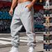 Men's Heavyweight Fleece Jogger Pants – Winter-Ready Relaxed Fit Retro Sweatpants (Black/Army Green/Charcoal, S-Xxxl)_viptrois.com