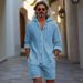 Men's Casual Hooded Shirt & Shorts Set - Lightweight Cotton Blend, Breathable & Comfortable, Streetwear Outfit For Gym, Beach, Travel_viptrois.com