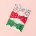European and American Christmas hair accessories children bow headband nylon 3D digital printing baby fontanelle baby hair band_viptrois.com