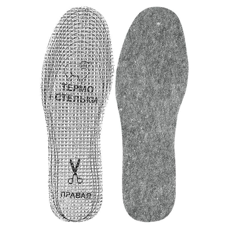 Breathable Wool Felt Insoles With Aluminum Foil Layer – Cushioned & Customizable For Sports, Dress & Casual Shoes – Unisex Sizes 36-45_viptrois.com