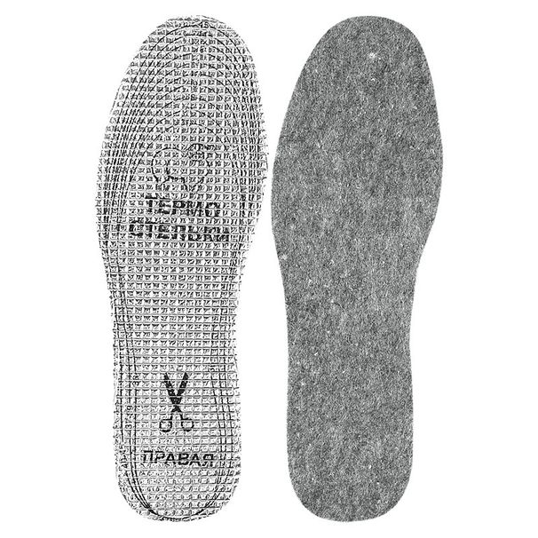 Breathable Wool Felt Insoles With Aluminum Foil Layer – Cushioned & Customizable For Sports, Dress & Casual Shoes – Unisex Sizes 36-45_viptrois.com