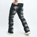 Men's Clothing Slim Fit Bootcut Trousers Men's Hip Hop High Street Men's Jeans_viptrois.com