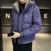Pure European Station New Style Collar Down Jacket Winter Trend Slim Fit Short Youth Trendy Brand Coat Men_viptrois.com