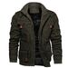 2023 Autumn and Winter Men's Hooded Plush Thickened Coat Large Cotton Mid length Work Wear Washable Jacket for Men_viptrois.com