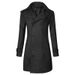 Loom Loom 2017 Plus Size Men's Double-Breasted Mid-Length Hollow 3D Trench Coat_viptrois.com