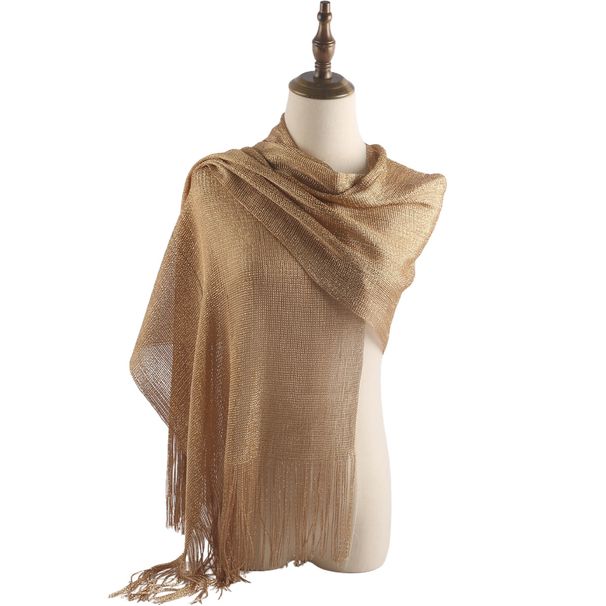 Muslim headscarf Shimmering Streamer Scarf Women's Shawl Travel Bag Headscarf_viptrois.com