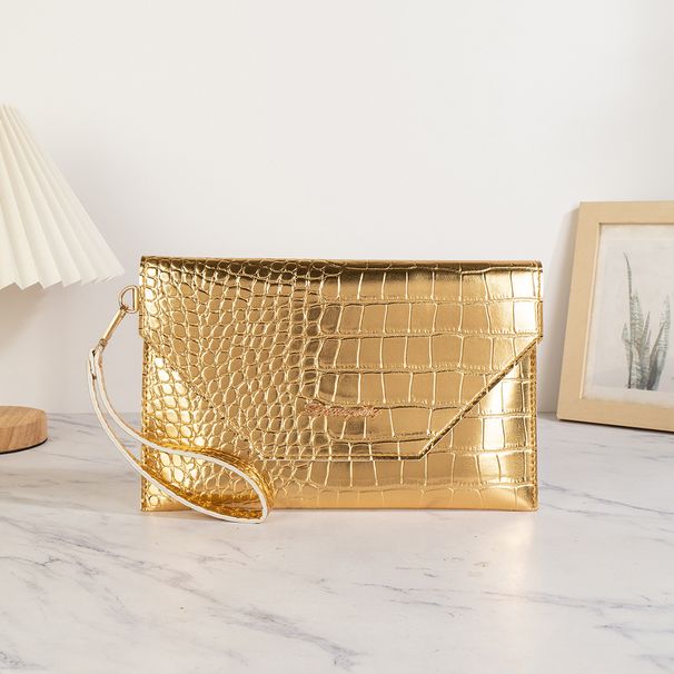 Women's Clutches Bags Gold Women's Bag Envelope Clutch Handbag Wallet Evening Bag_viptrois.com