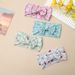 children's hair accessories European and American baby cute digital printed bow headband elastic nylon baby hair band_viptrois.com