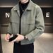 Likezhen Likezhen Pishi Woolen Jacket Men's High-end Trendy Brand Turn-down Collar Top Youth 2023 Autumn Winter New Style Elegant Coat Men_viptrois.com