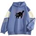 American Style Color Block For Men, Loose Fit, Niche OMGIM Pullover, Cool Outerwear Sweatshirt_viptrois.com