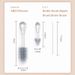 3 in 1 Silicone Milk Feeding Bottle Brush Set With Pacifier Straw Brush Siutable For Sippy Water Cup Vacuum Flask_viptrois.com