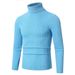 Men's Clothing Retro Cable Knit High Neck Sweater - Warm Winter Wool Pullover For Casual & Stylish Look (White, Black, Wine Red, Navy Blue, Gray)_viptrois.com
