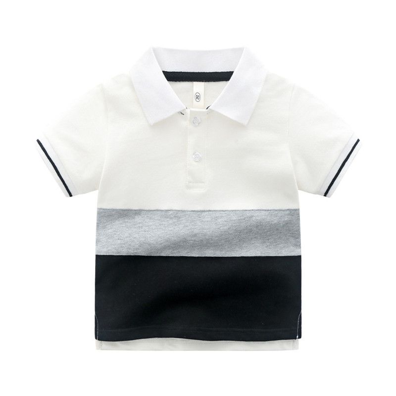 Mother & Kids Children's Clothing Korean Summer New Multi Color Casual Shirts Short Sleeved Boys T Shirts Polo Shirts_viptrois.com