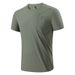 Men's Clothing Summer Ice Silk Short Sleeved Men's Chest Zipper T Shirt High Elastic Short Sleeved Men's Outdoor Quick Drying T_viptrois.com