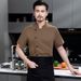 Men's Clothing chef uniforms work clothes short sleeved thin catering hotel kitchen restaurant _viptrois.com