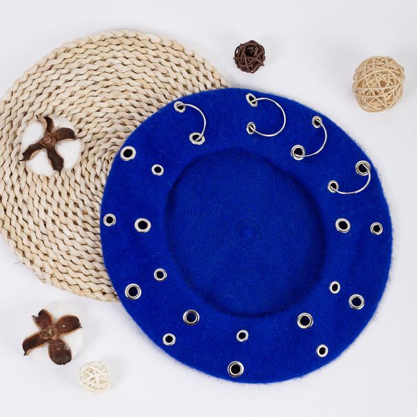 Ladies autumn and winter style all match beret hat ladies British hat retro pumpkin painter hat_viptrois.com