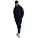 Men's Hooded Sweatshirt Jogger Set - Fleece Lined Pullover Hoodie & Lounge Pants For Running, Gym, Casual Wear_viptrois.com