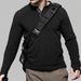Men's Slim-Fit Stand Collar Sweatshirt - Minimalist Long Sleeve Pullover With Button Detail (Black/Khaki/Olive/Grey, Sizes S-XXXL)_viptrois.com