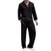 Men's Clothing new men's commuter suit casual shirt long sleeved trousers men's outing trend_viptrois.com