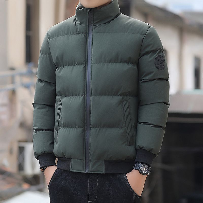 Thick Simple Winter Jacket Men's Tiger Head Cotton Coat M-8Xl Large_viptrois.com