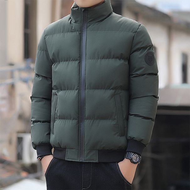 Thick Simple Winter Jacket Men's Tiger Head Cotton Coat M-8Xl Large_viptrois.com