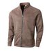 Autumn And Winter New Men's Jacket Slim Round Neck Long Sleeve Stand Collar Cardigan European And American Style_viptrois.com