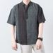 Men's Clothing Summer Short Sleeved Polo Shirt Loose Casual All Match Youth Art Shirt_viptrois.com
