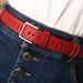no punching, imitation leather belt, versatile, thin belt for girls' dress decoration_viptrois.com