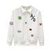 Men's Clothing High end button polo shirt sweatshirt men's spring and autumn style trendy brand lapel new casual loose jacket top clothes_viptrois.com
