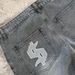 Vintage Washed High-Waisted Jeans – Men’s Retro Straight-Leg Pants | American Streetwear Vibe With Distressed Detailing (Grey, S-XL)_viptrois.com