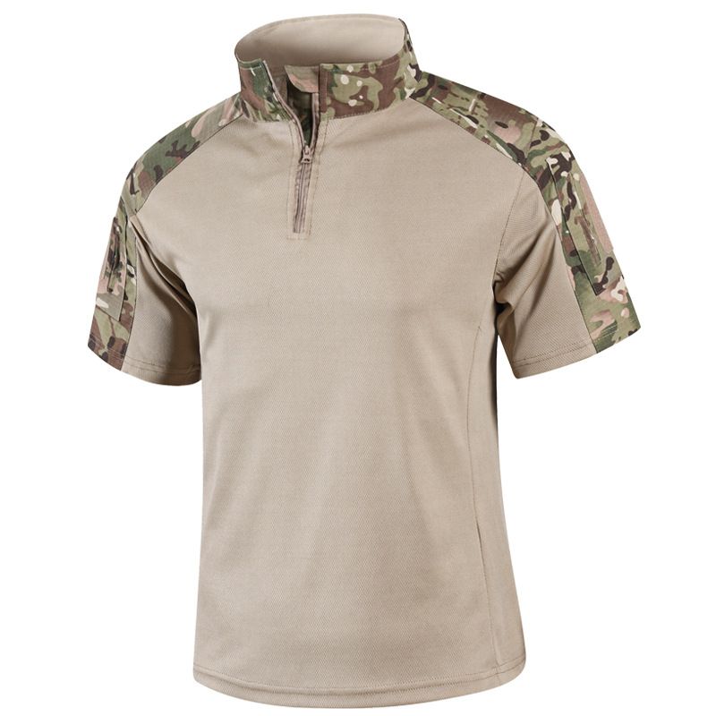 UF Frog Suit Top For Men Summer Short Sleeve Camouflage Outdoor Training Tactical Clothing_viptrois.com