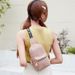 Women's Chest Bag Printed Letter Ribbon Crossbody Chest Bag Casual Shoulder Bag_viptrois.com