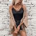 Colored plaid knitted tassel cape women's casual loose sweater cape_viptrois.com