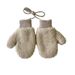 Children's gloves Winter ins warm interlocking baby Student halter baby gloves_viptrois.com