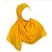 Women's Hijab multi color solid color scarf pearl zipper chiffon women's gauze scarf middle east long scarf_viptrois.com