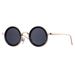 Summer 2025 New Personalized Color Contrasting Round Frame Glasses For Men, European And American Fashion Retro Sunglasses With Letters Sunscreen Sung_viptrois.com
